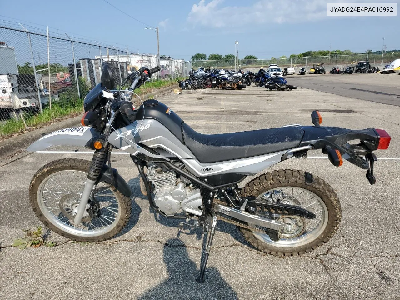 2023 Yamaha Xt250 VIN: JYADG24E4PA016992 Lot: 63753464