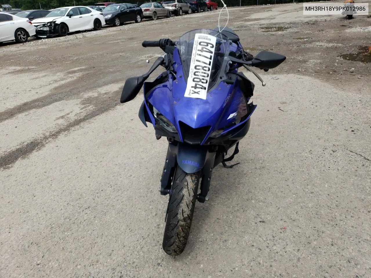 2023 Yamaha Yzfr3 A VIN: MH3RH18Y9PK012986 Lot: 64778084