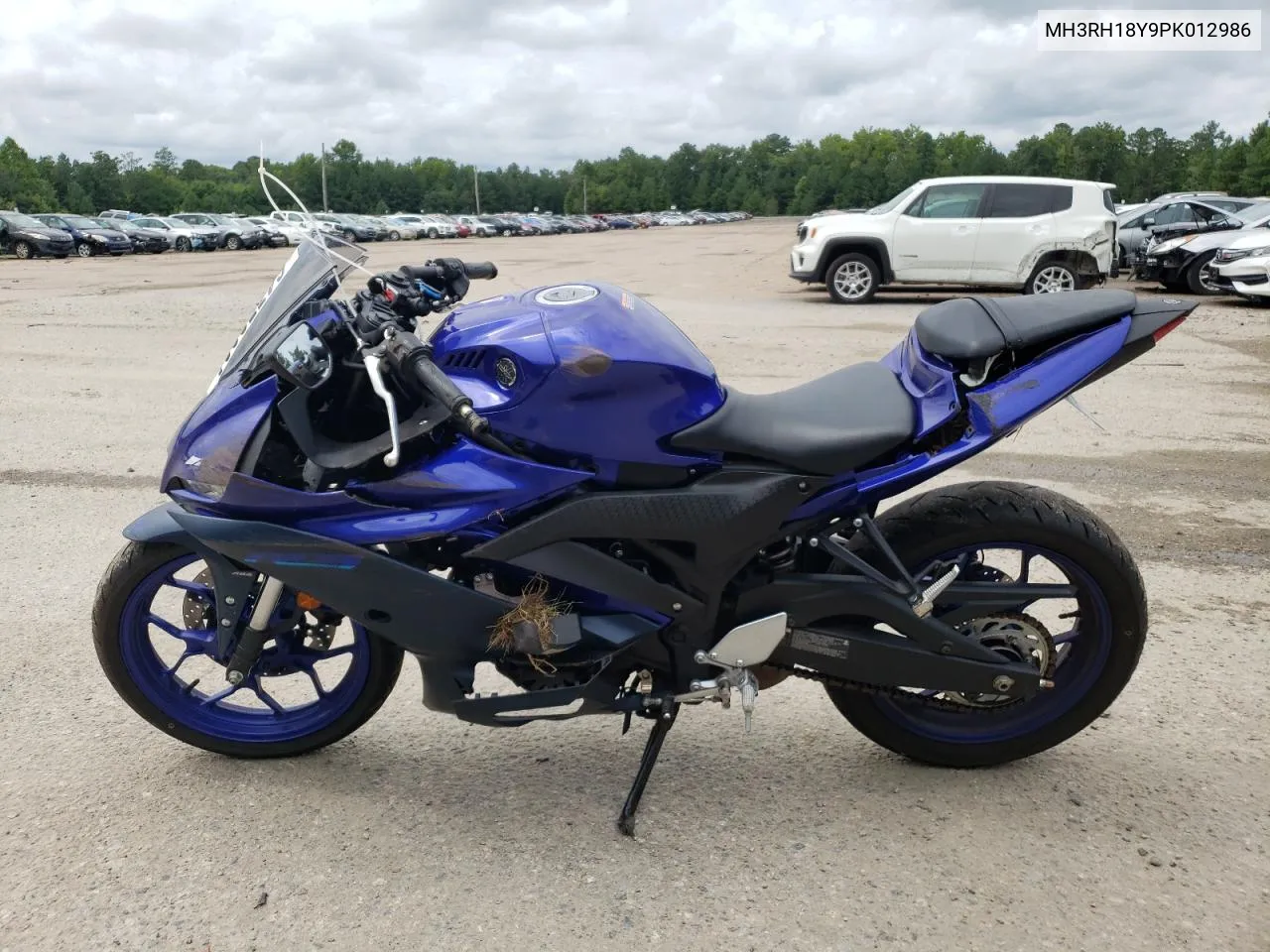 2023 Yamaha Yzfr3 A VIN: MH3RH18Y9PK012986 Lot: 64778084