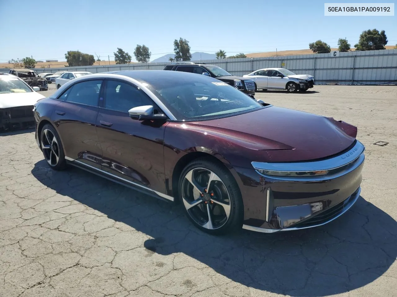 2023 Lucid Motors Air Grand Touring VIN: 50EA1GBA1PA009192 Lot: 68173714