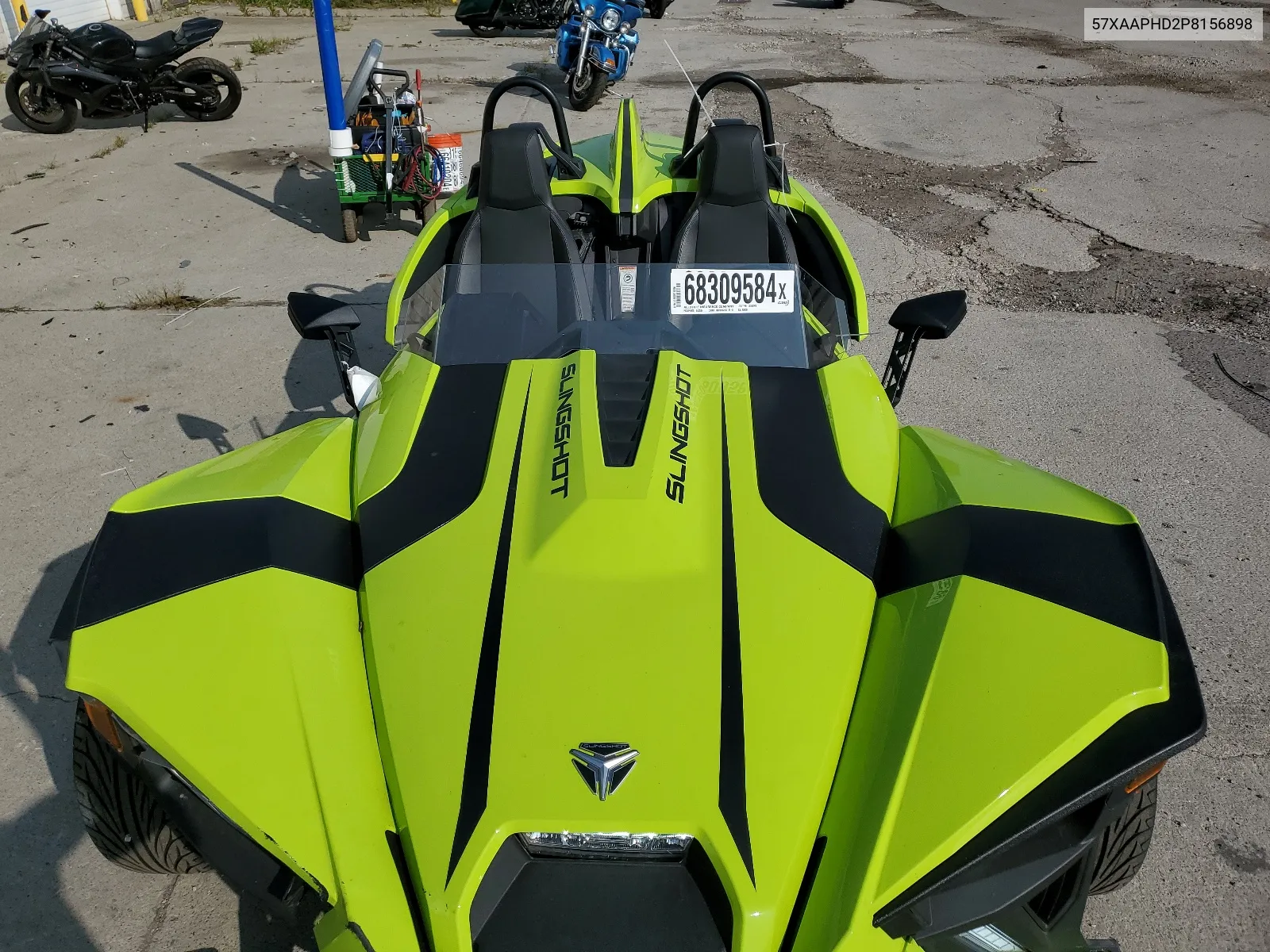 2023 Polaris Slingshot Sl VIN: 57XAAPHD2P8156898 Lot: 68309584