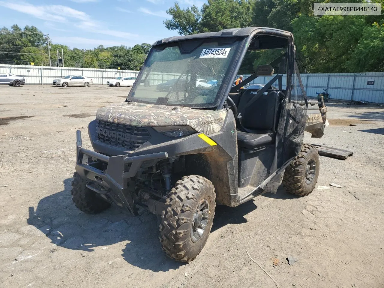 2023 Polaris Ranger 1000 Eps VIN: 4XATAE998P8448143 Lot: 68743524