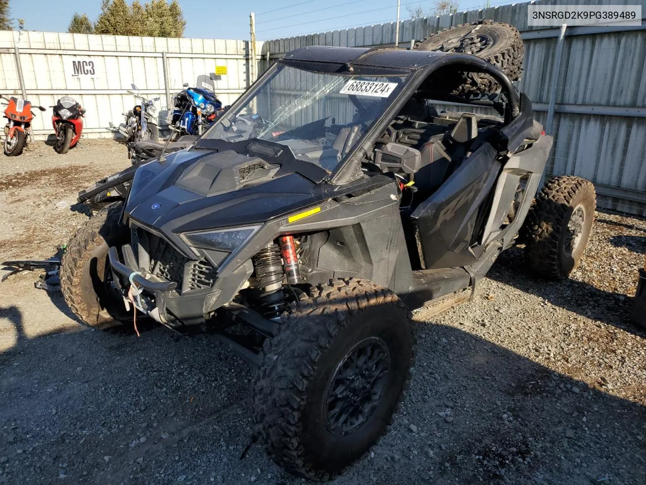 2023 Polaris Rzr Pro R Ultimate VIN: 3NSRGD2K9PG389489 Lot: 68833124