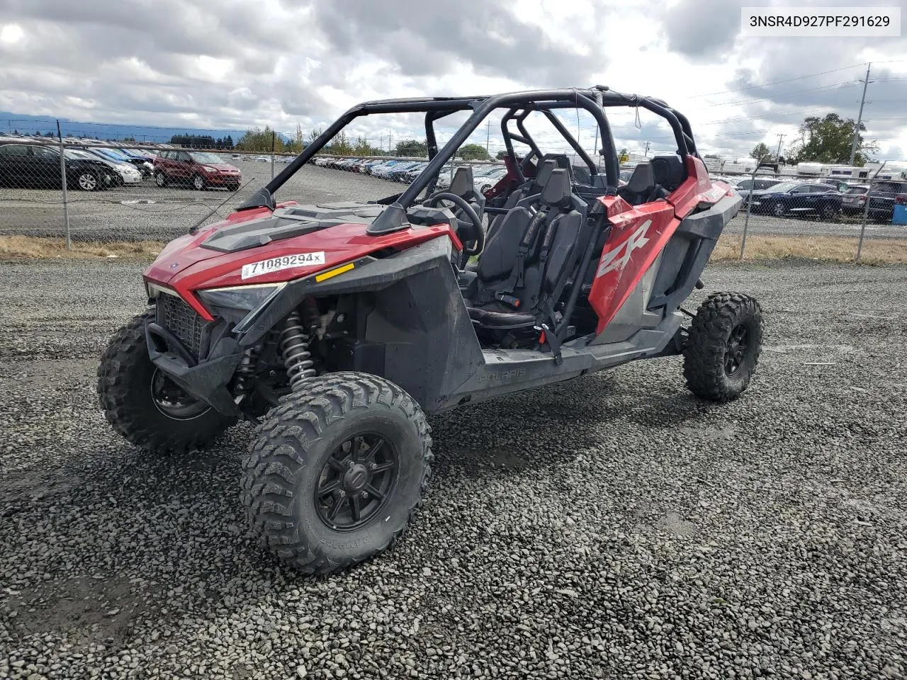 2023 Polaris Rzr Pro Xp 4 Ultimate VIN: 3NSR4D927PF291629 Lot: 71089294