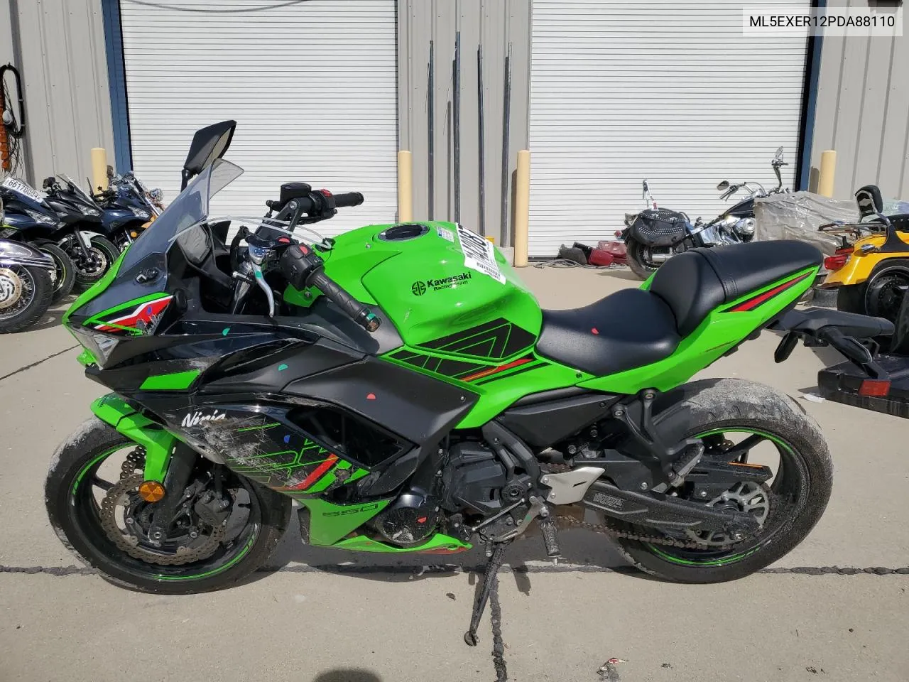 2023 Kawasaki Ex650 R VIN: ML5EXER12PDA88110 Lot: 71420874