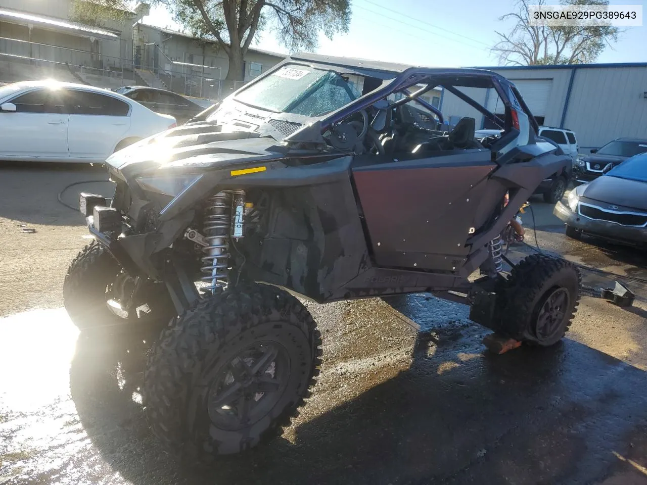 2023 Polaris Rzr Turbo R Sport VIN: 3NSGAE929PG389643 Lot: 71837134