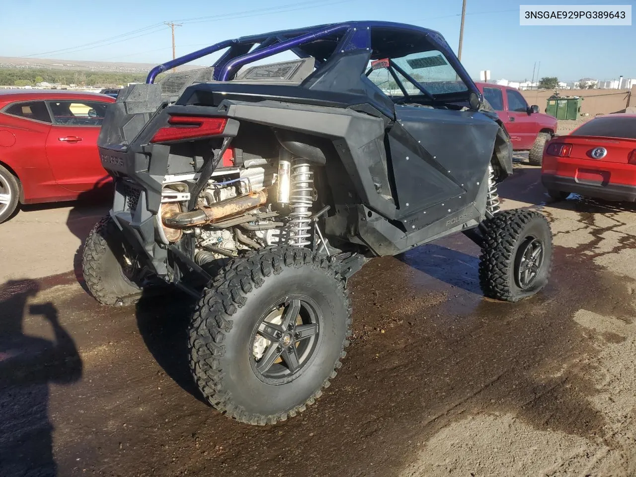 2023 Polaris Rzr Turbo R Sport VIN: 3NSGAE929PG389643 Lot: 71837134