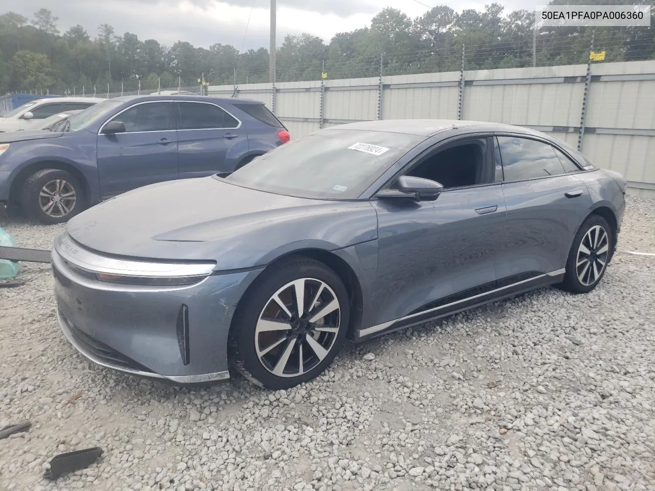 2023 Lucid Motors Air Pure VIN: 50EA1PFA0PA006360 Lot: 72276924