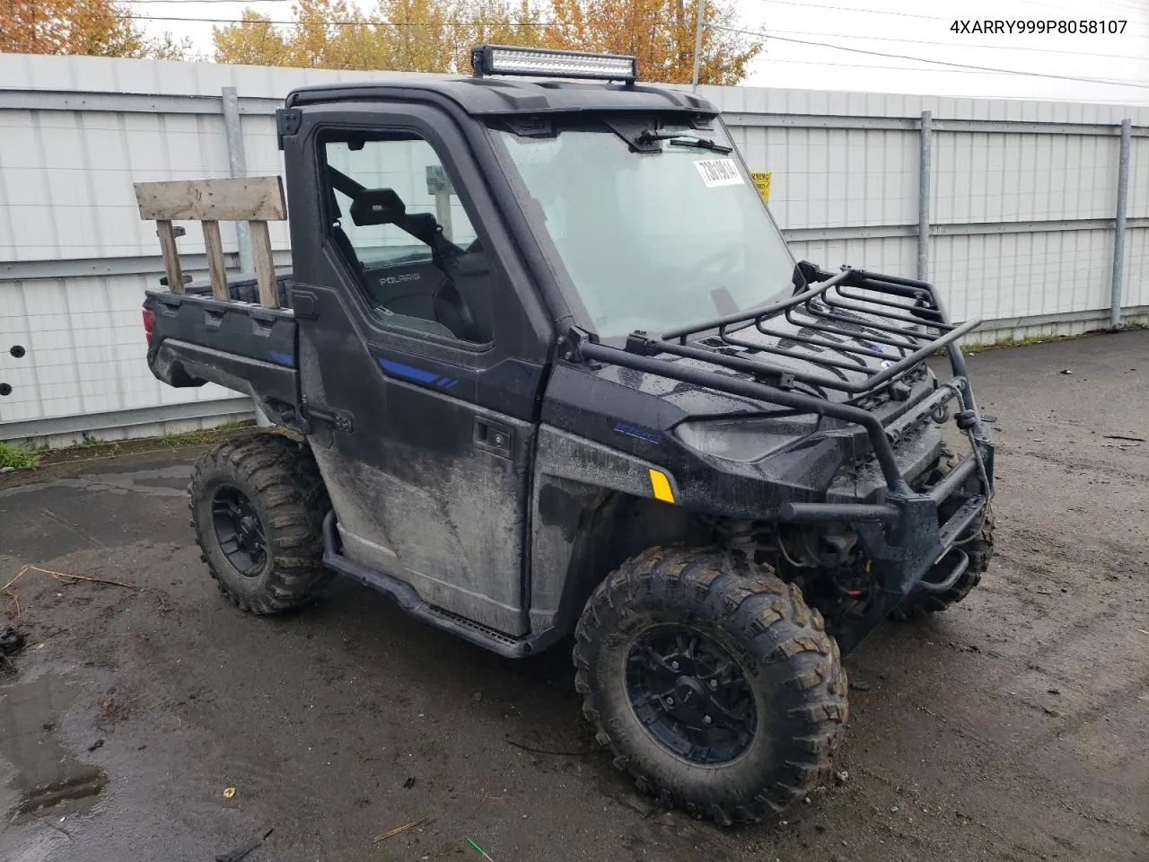 2023 Polaris Ranger Xp 1000 Northstar Ultimate VIN: 4XARRY999P8058107 Lot: 73019814