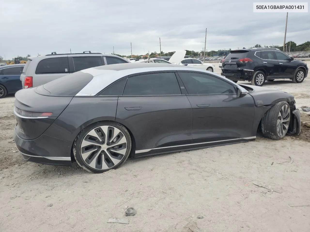 2023 Lucid Motors Air Grand Touring VIN: 50EA1GBA8PA001431 Lot: 75683014