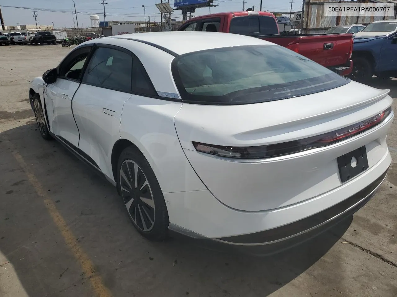 2023 Lucid Motors Air Pure VIN: 50EA1PFA1PA006707 Lot: 76025394