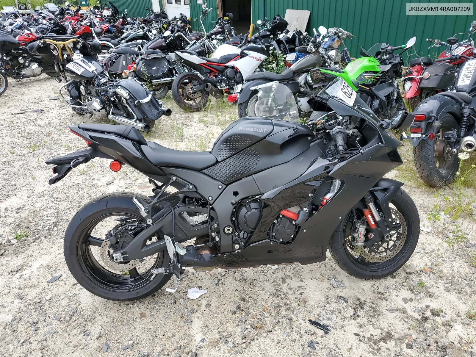 2024 Kawasaki Zx1002 M VIN: JKBZXVM14RA007209 Lot: 62597334