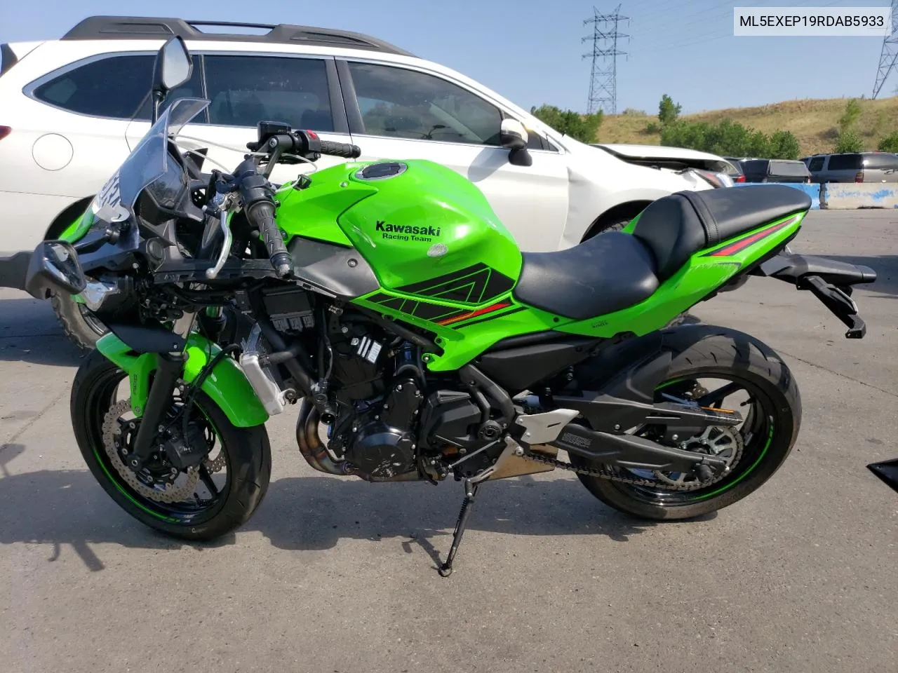 2024 Kawasaki Ex650 P VIN: ML5EXEP19RDAB5933 Lot: 62759134