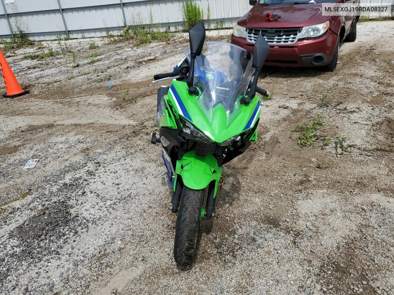 2024 Kawasaki Ex500 A VIN: ML5EXGJ19RDA08327 Lot: 64858244