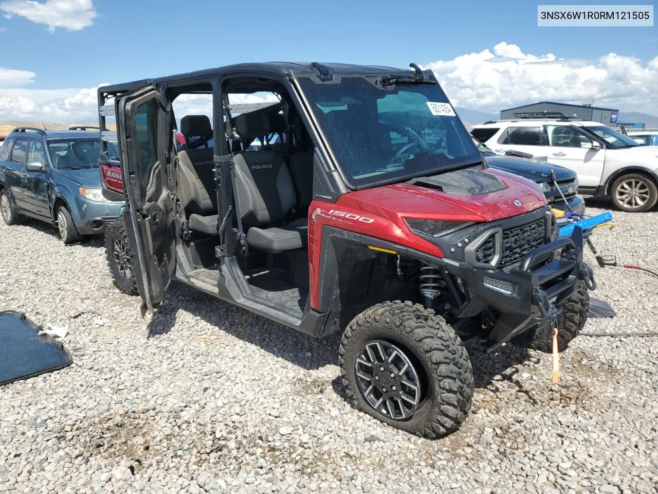 2024 Polaris Ranger Crew Xd 1500 Northstar Edition Ultimate VIN: 3NSX6W1R0RM121505 Lot: 68314354