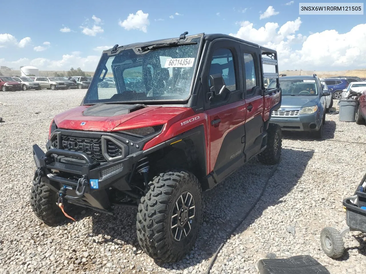 2024 Polaris Ranger Crew Xd 1500 Northstar Edition Ultimate VIN: 3NSX6W1R0RM121505 Lot: 68314354