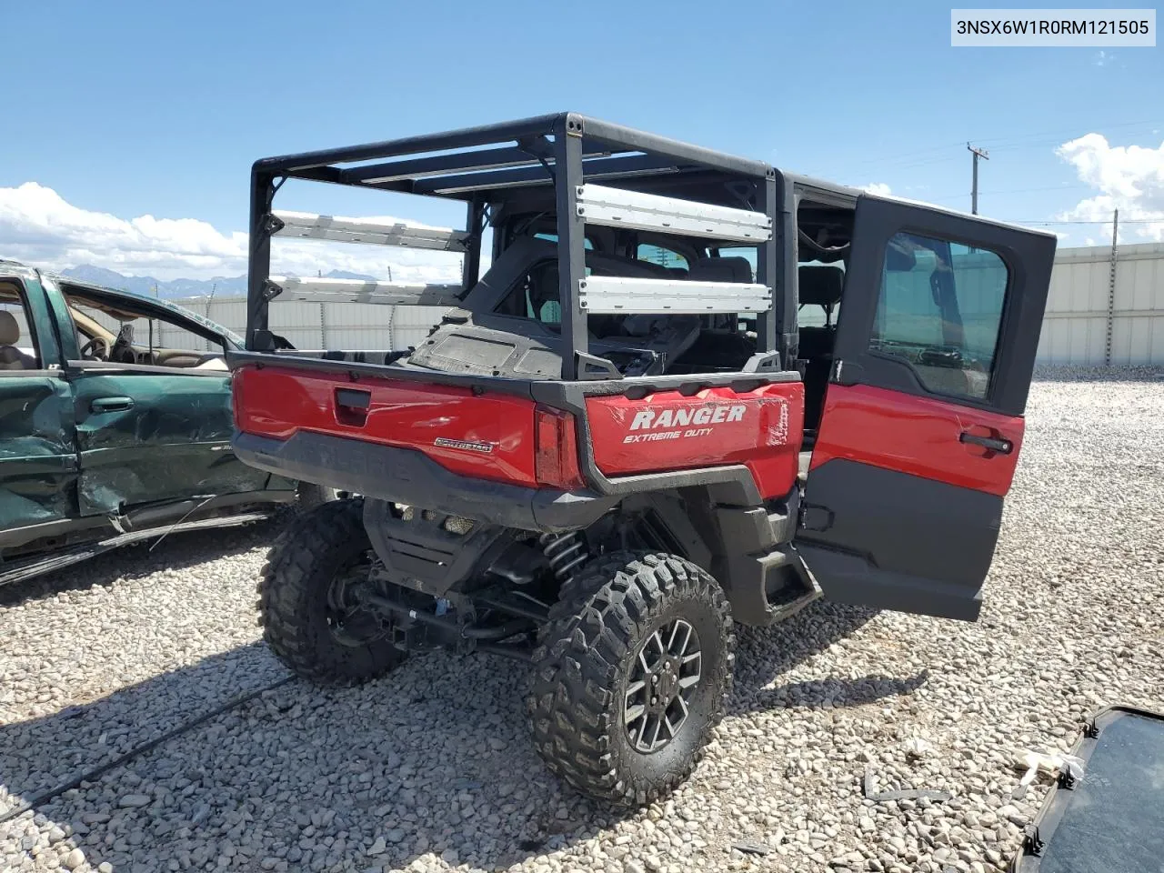 2024 Polaris Ranger Crew Xd 1500 Northstar Edition Ultimate VIN: 3NSX6W1R0RM121505 Lot: 68314354