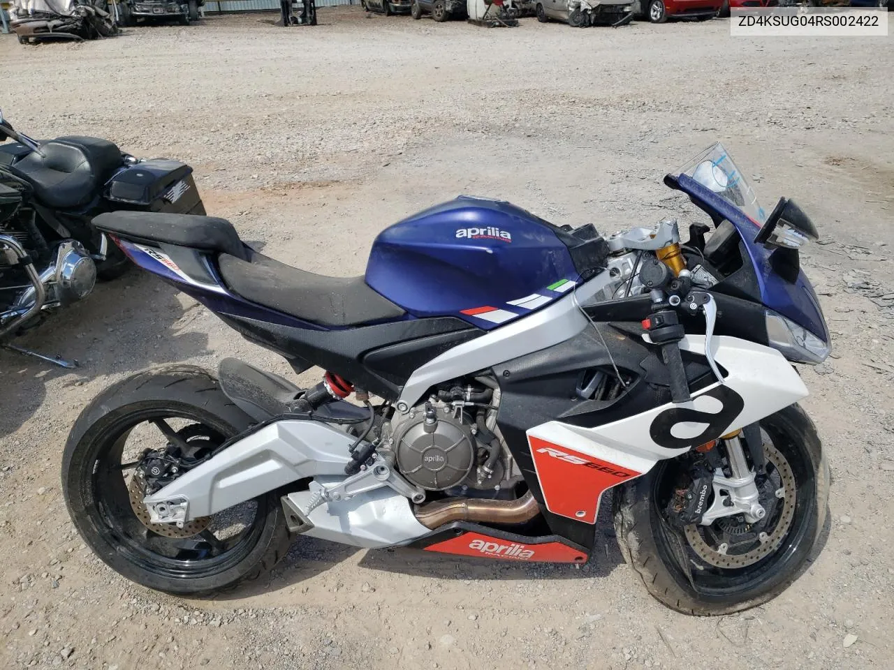 2024 Aprilia Rs 660 VIN: ZD4KSUG04RS002422 Lot: 70220554