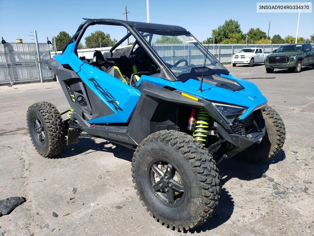 2024 Polaris Rzr Turbo R Ultimate VIN: 3NSGAD924RG334370 Lot: 72553984