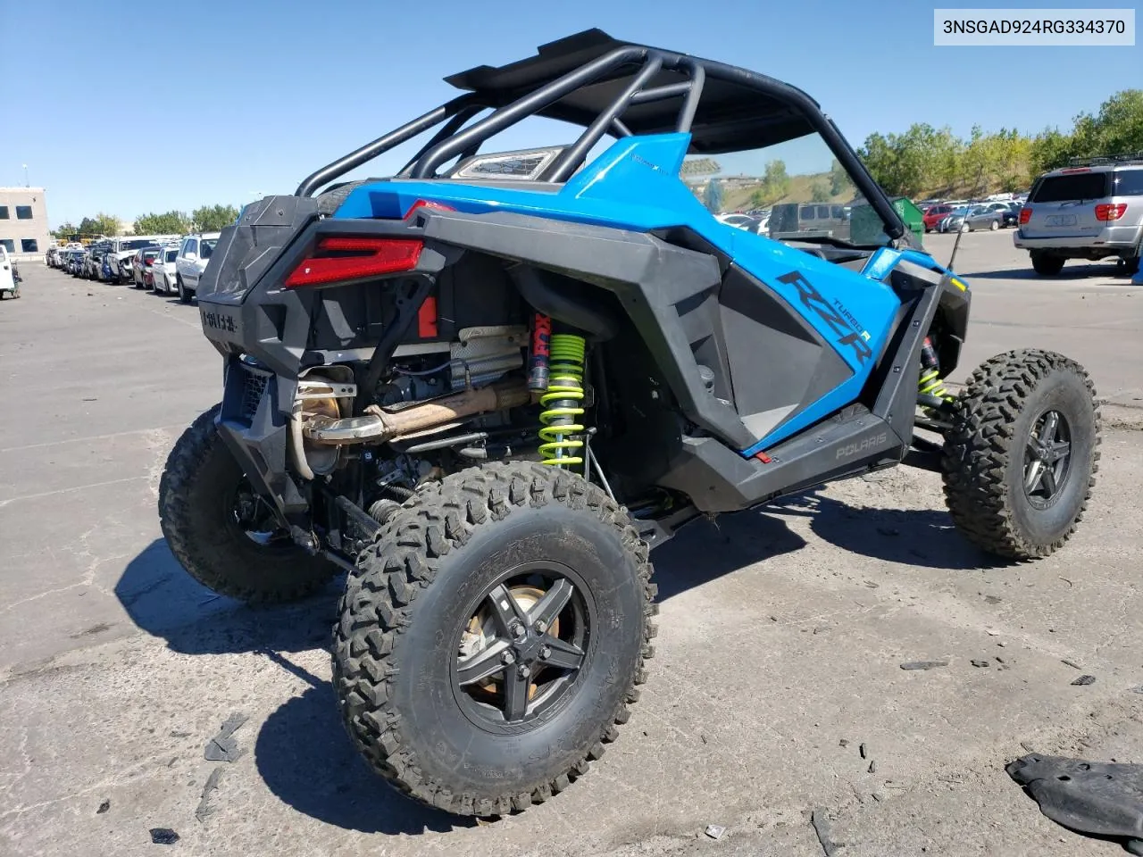 2024 Polaris Rzr Turbo R Ultimate VIN: 3NSGAD924RG334370 Lot: 72553984