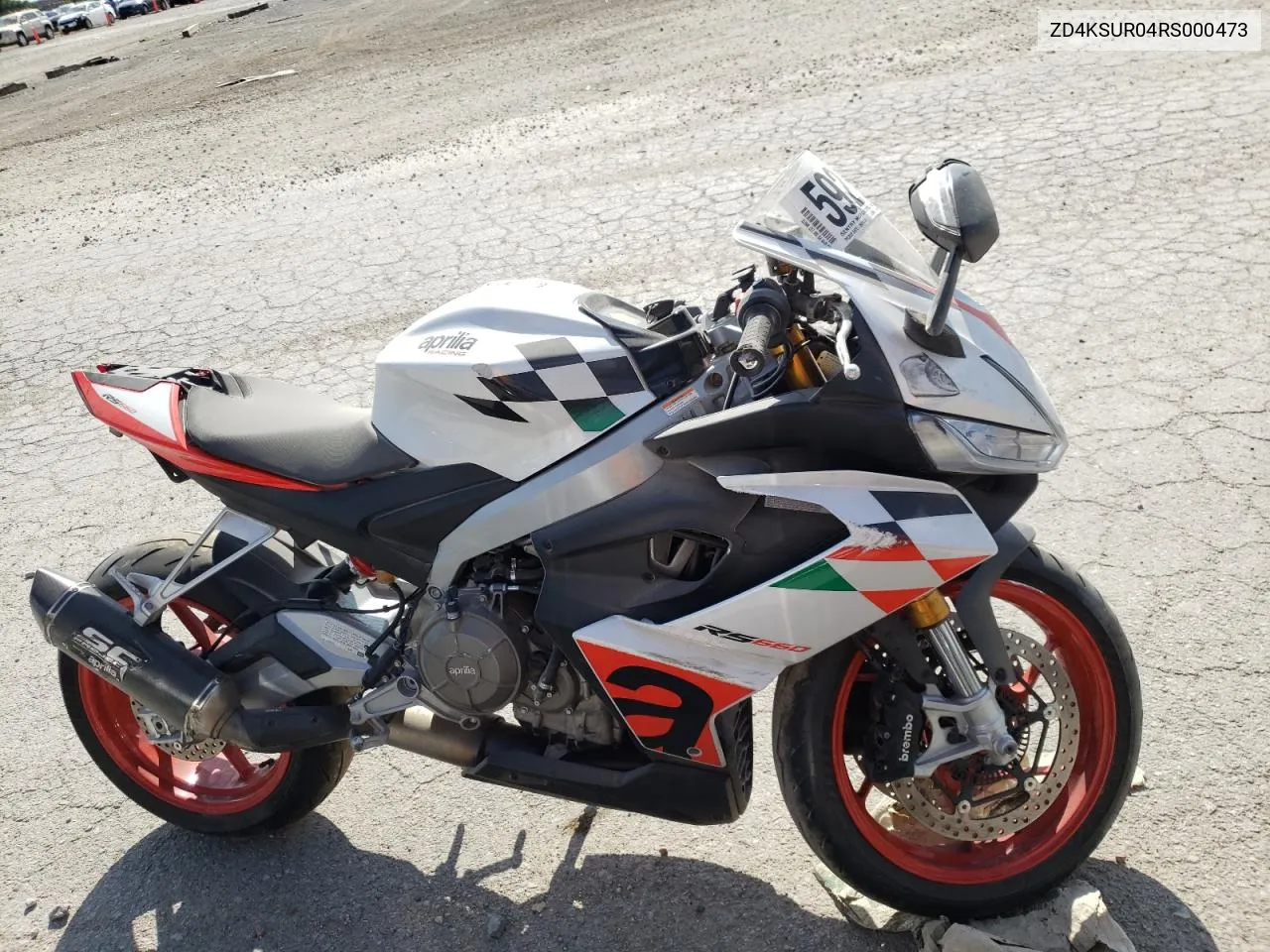 2024 Aprilia Rs 660 Extrema VIN: ZD4KSUR04RS000473 Lot: 72831344