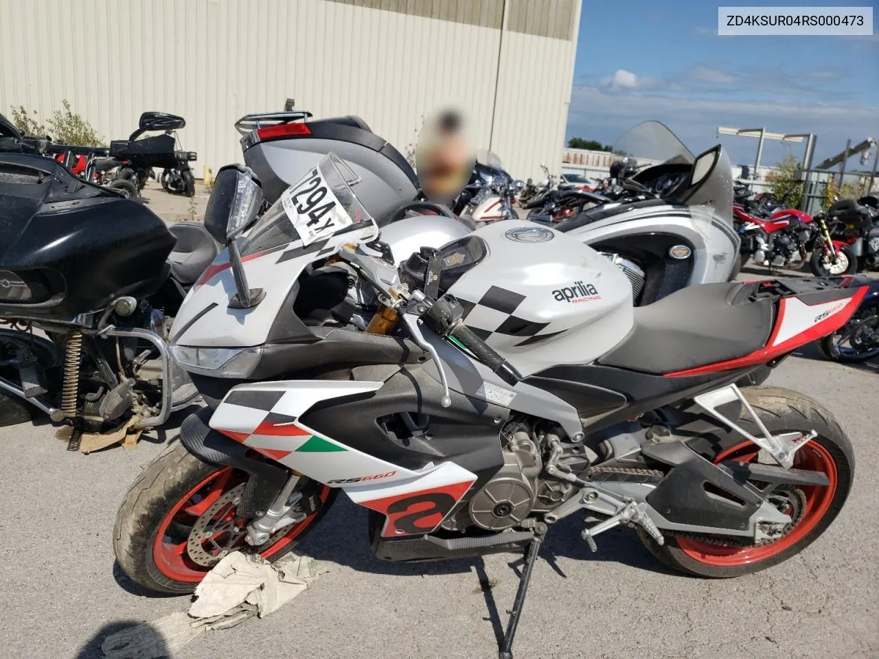 2024 Aprilia Rs 660 Extrema VIN: ZD4KSUR04RS000473 Lot: 72831344