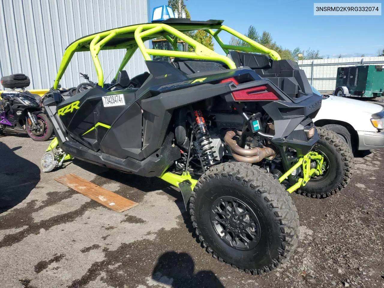 2024 Polaris Rzr Pro R 4 Ultimate VIN: 3NSRMD2K9RG332074 Lot: 73428474