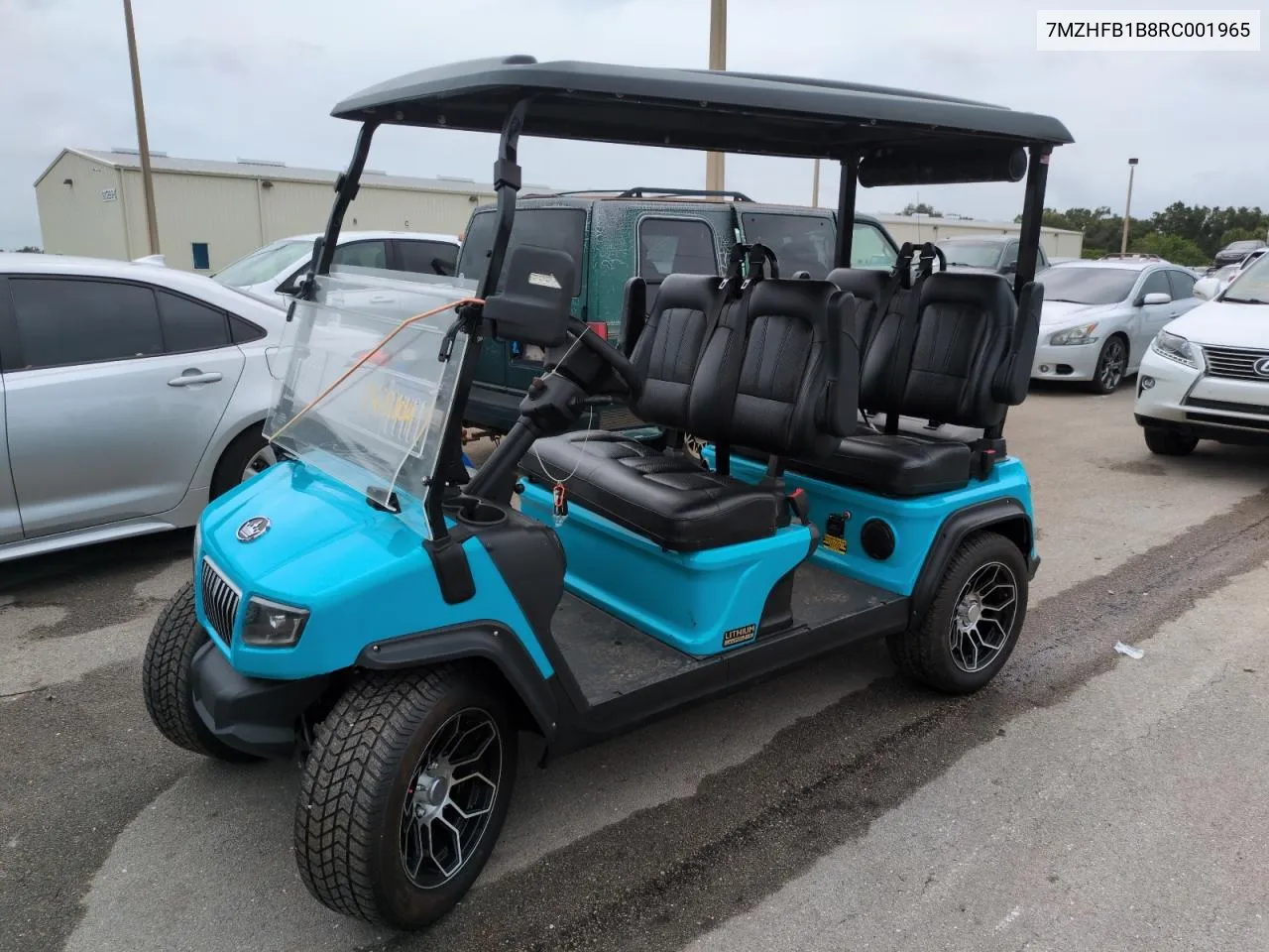 2024 Hdkp Golf Cart VIN: 7MZHFB1B8RC001965 Lot: 74281804