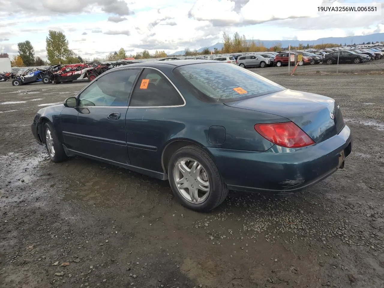 1998 Acura 2.3Cl VIN: 19UYA3256WL006551 Lot: 78089334