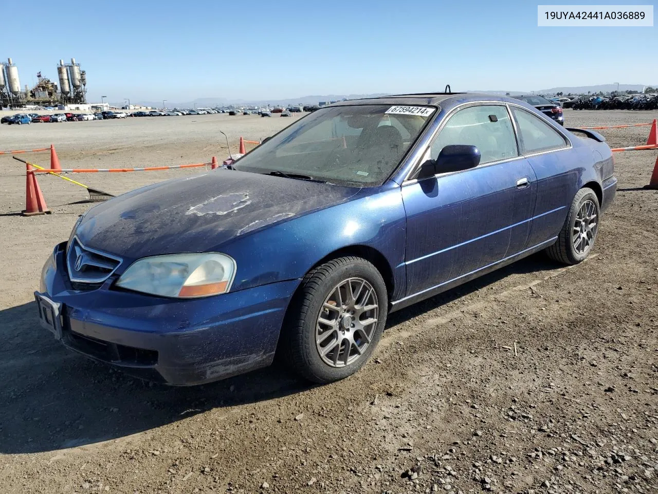 2001 Acura 3.2Cl VIN: 19UYA42441A036889 Lot: 67594214