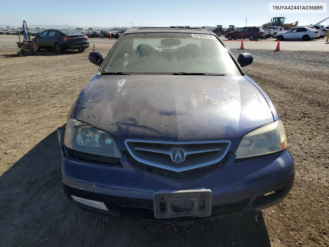 2001 Acura 3.2Cl VIN: 19UYA42441A036889 Lot: 67594214