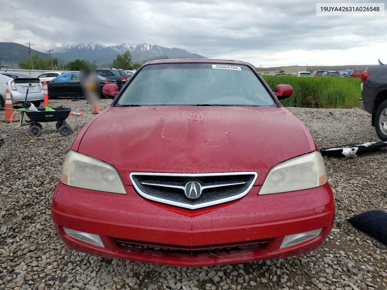 2001 Acura 3.2Cl Type-S VIN: 19UYA42631A026548 Lot: 67754634