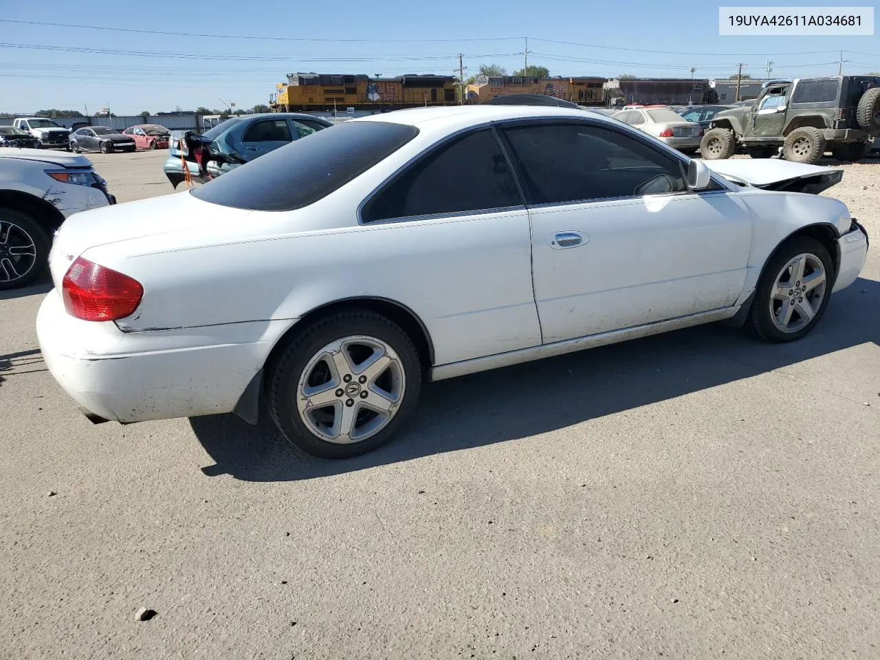 2001 Acura 3.2Cl Type-S VIN: 19UYA42611A034681 Lot: 74618734