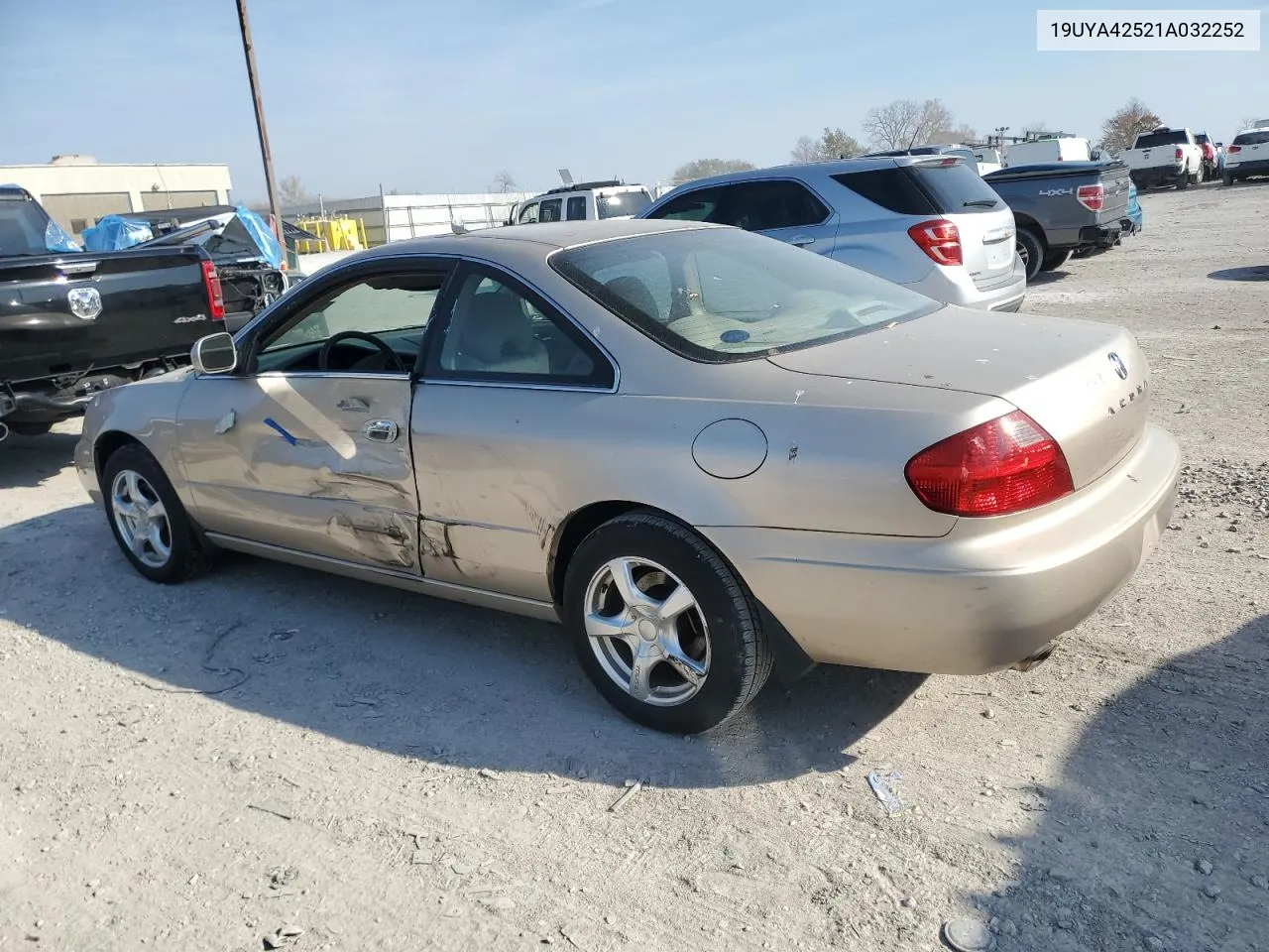 2001 Acura 3.2Cl VIN: 19UYA42521A032252 Lot: 78215894