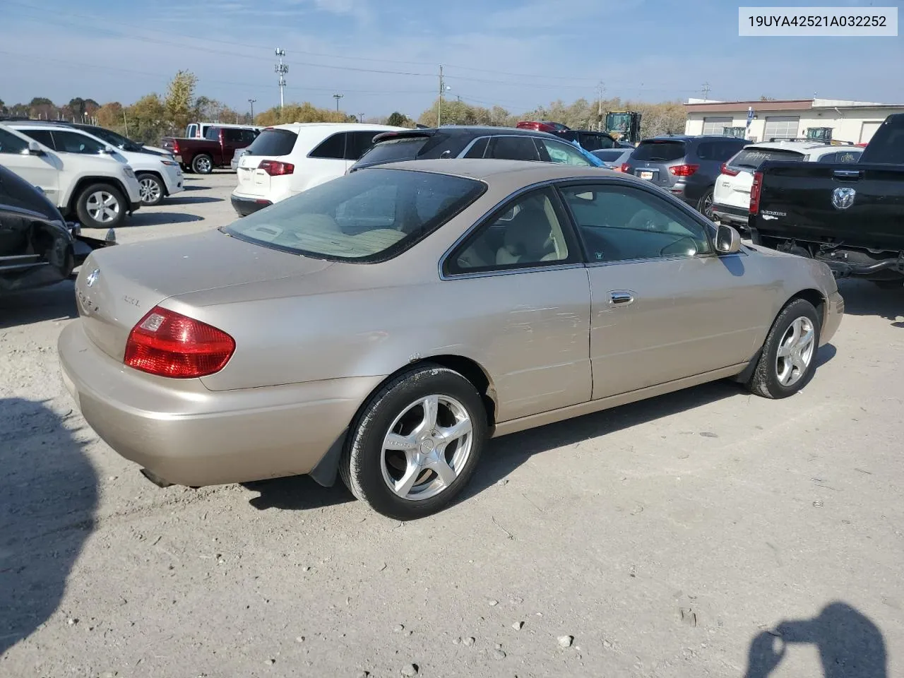 2001 Acura 3.2Cl VIN: 19UYA42521A032252 Lot: 78215894