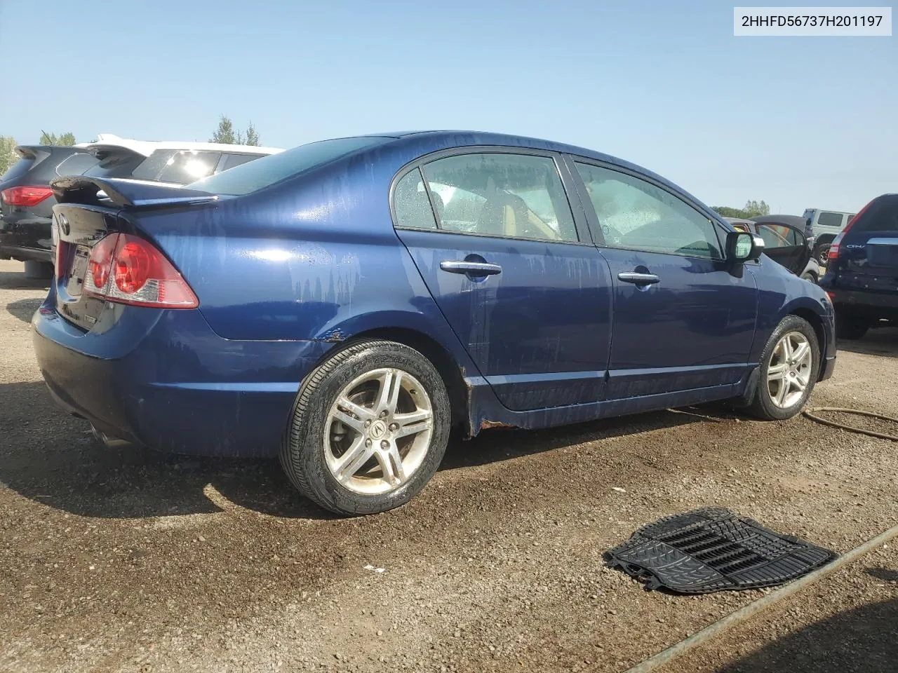 2HHFD56737H201197 2007 Acura Csx Premium Navigation