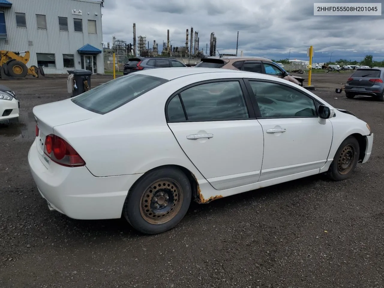 2008 Acura Csx VIN: 2HHFD55508H201045 Lot: 57495674