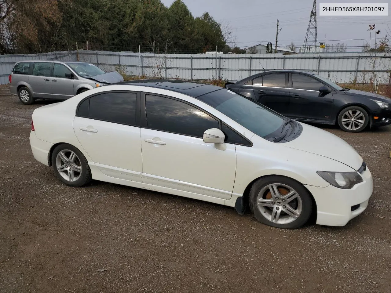 2008 Acura Csx VIN: 2HHFD565X8H201097 Lot: 75443264