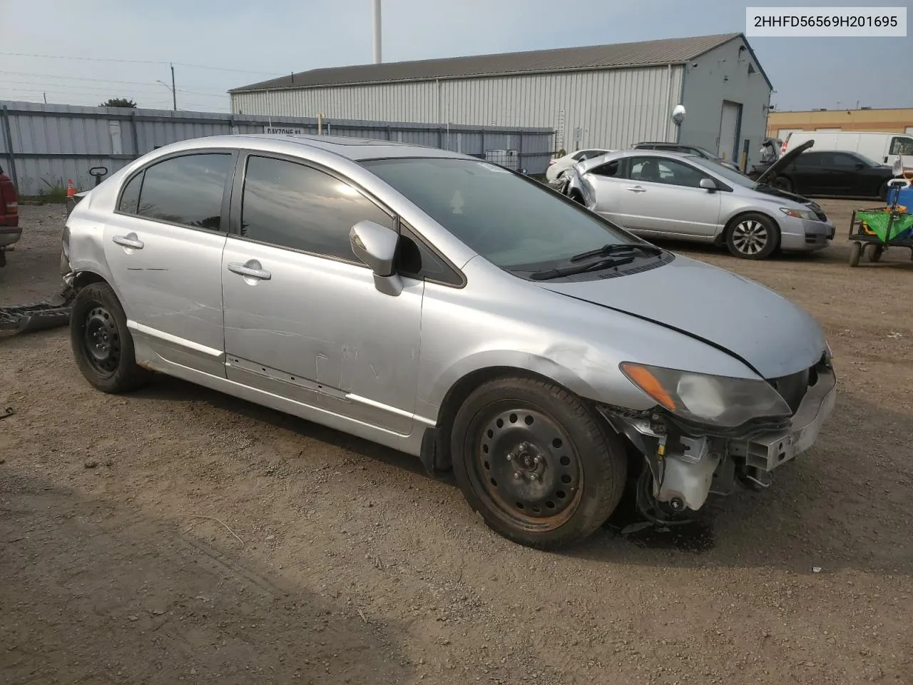 2009 Acura Csx VIN: 2HHFD56569H201695 Lot: 74908074