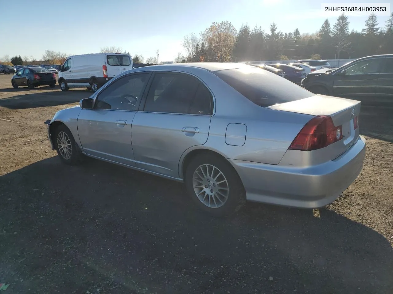 2004 Acura 1.7El Premium VIN: 2HHES36884H003953 Lot: 79638084