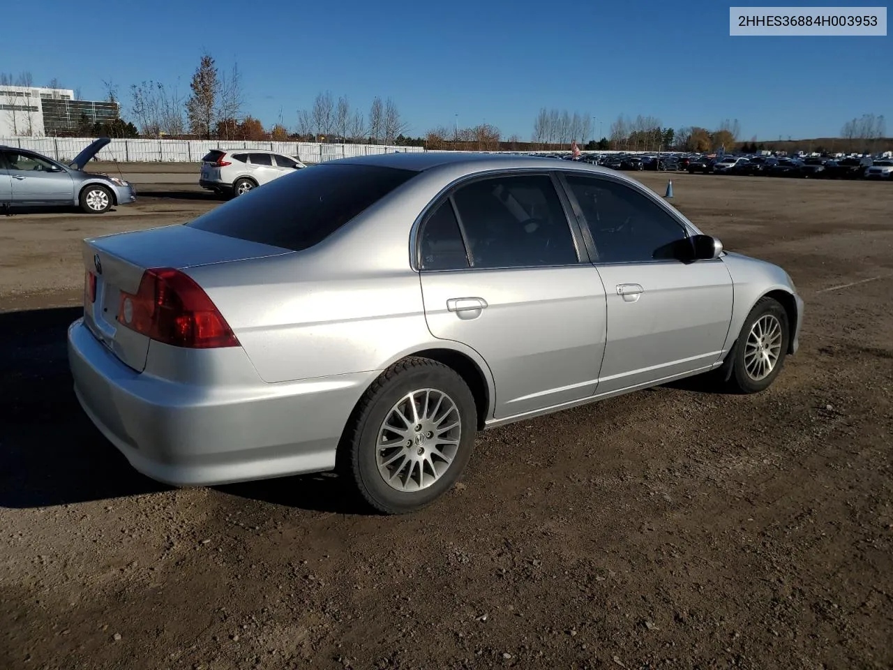 2004 Acura 1.7El Premium VIN: 2HHES36884H003953 Lot: 79638084