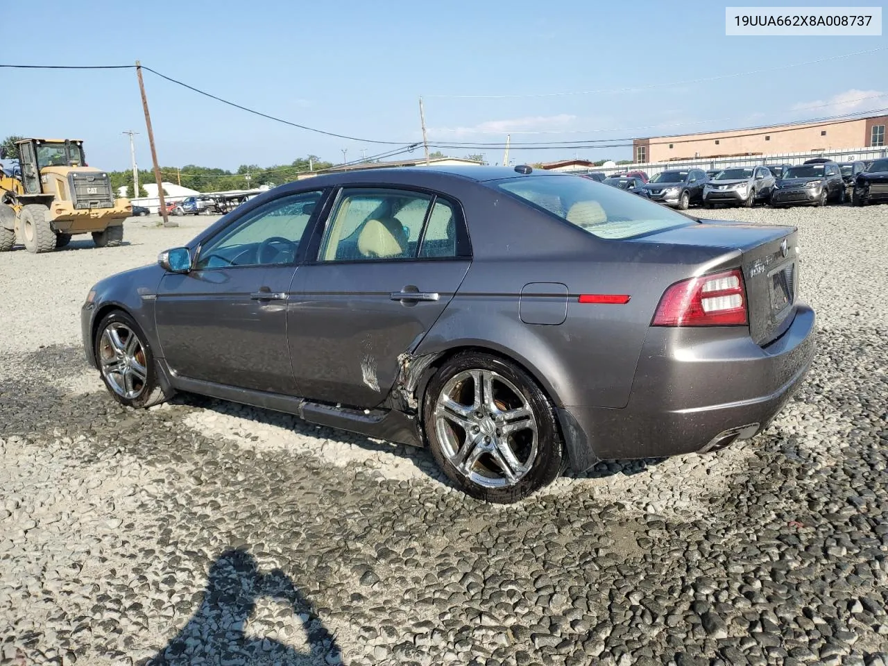 2008 Acura Tl VIN: 19UUA662X8A008737 Lot: 69131694