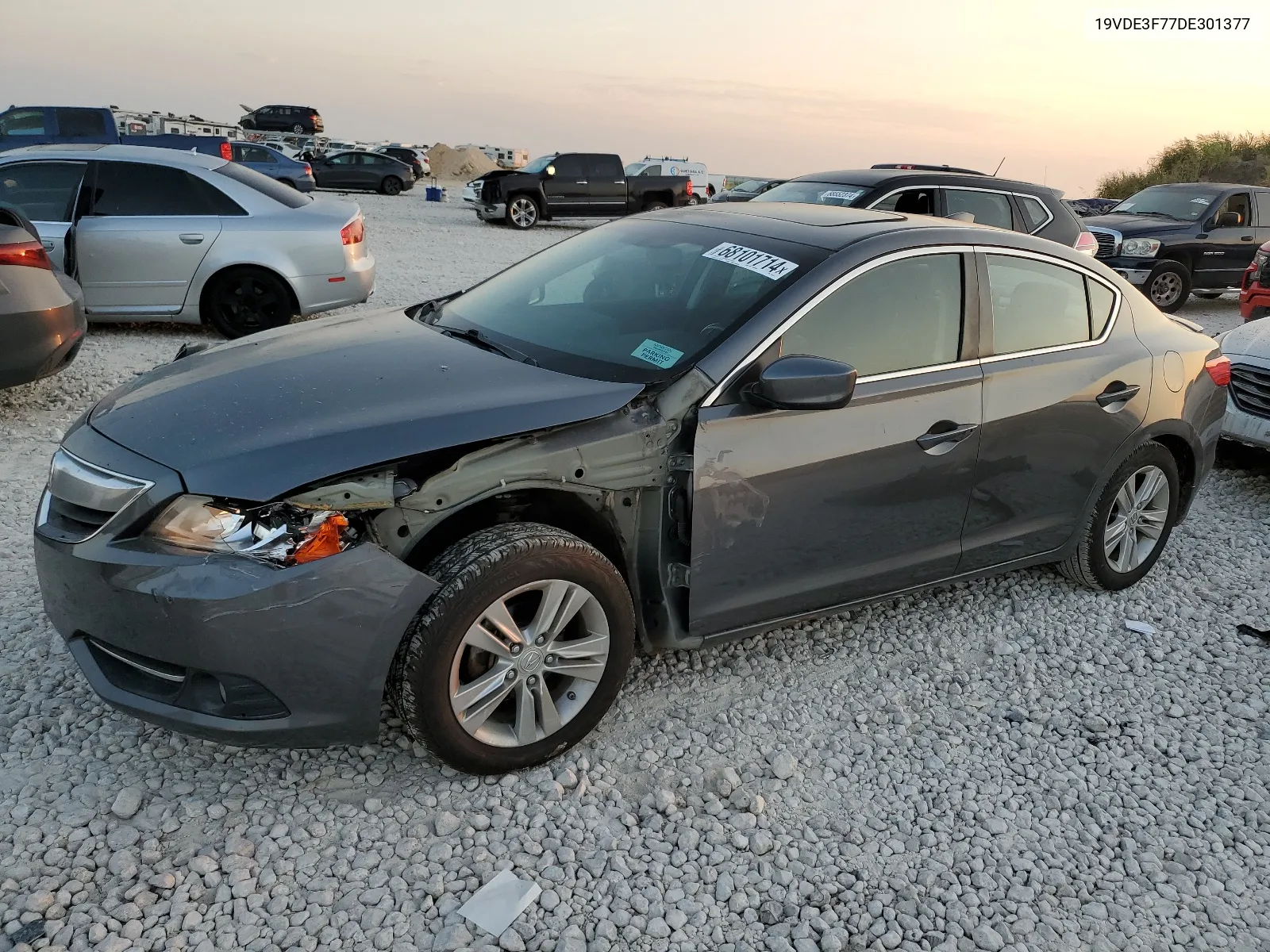 2013 Acura Ilx Hybrid Tech VIN: 19VDE3F77DE301377 Lot: 68101714