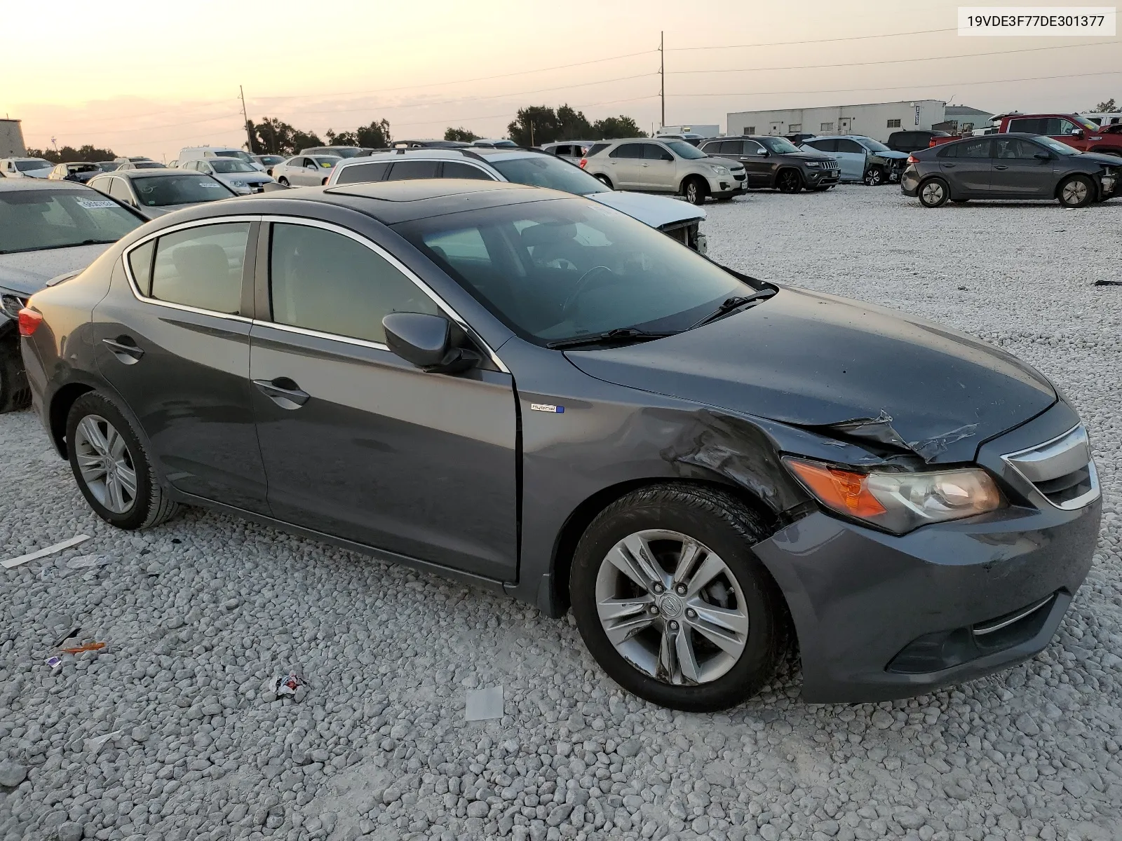 2013 Acura Ilx Hybrid Tech VIN: 19VDE3F77DE301377 Lot: 68101714