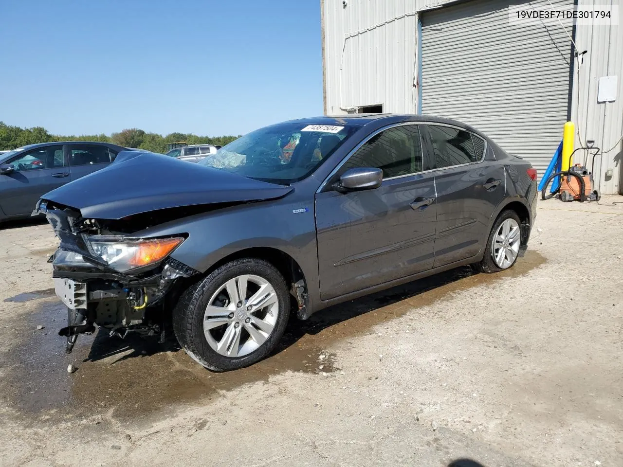 2013 Acura Ilx Hybrid Tech VIN: 19VDE3F71DE301794 Lot: 74387504