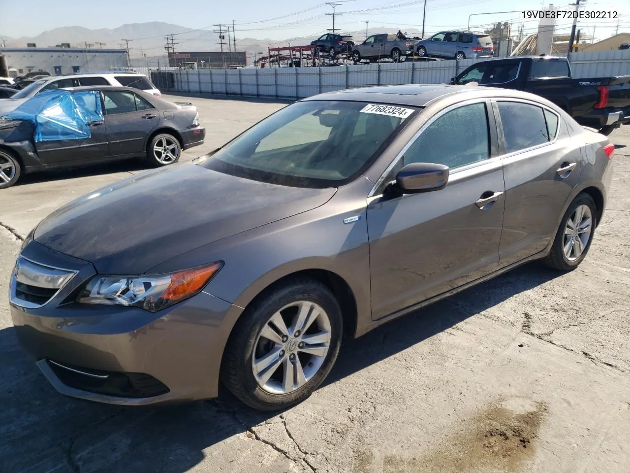 2013 Acura Ilx Hybrid Tech VIN: 19VDE3F72DE302212 Lot: 77682324