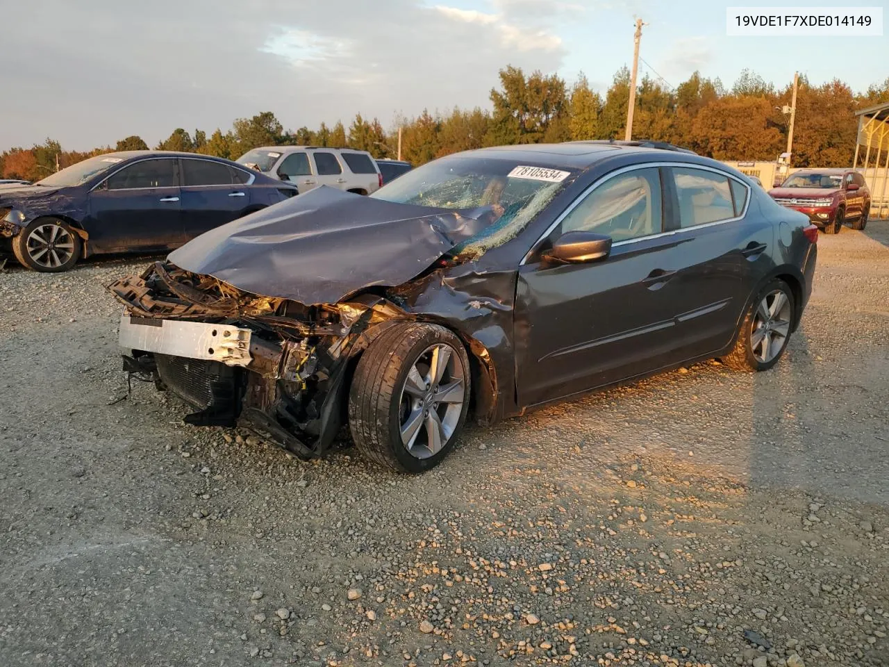 2013 Acura Ilx 20 Tech VIN: 19VDE1F7XDE014149 Lot: 78105534