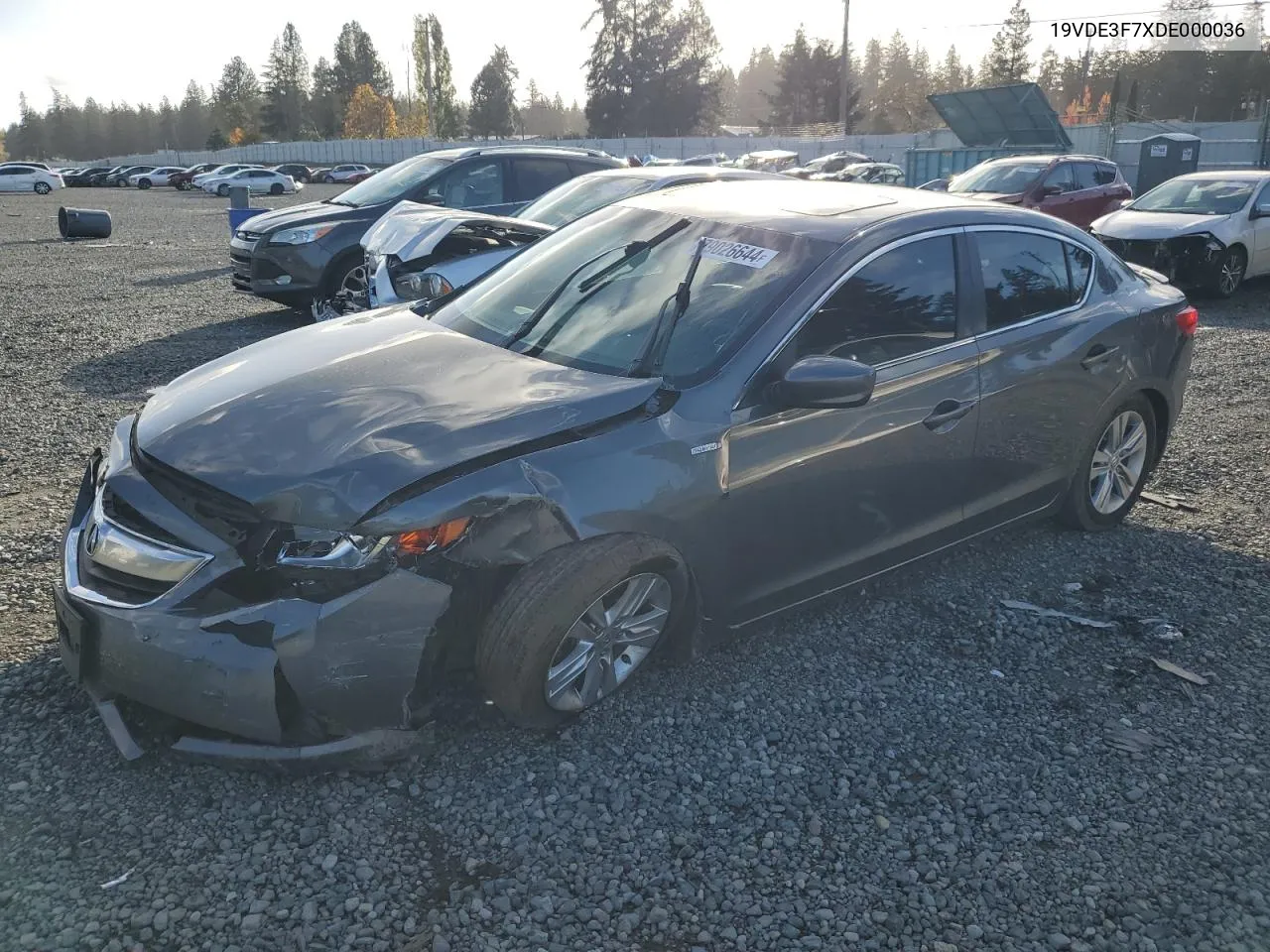 2013 Acura Ilx Hybrid Tech VIN: 19VDE3F7XDE000036 Lot: 79026644