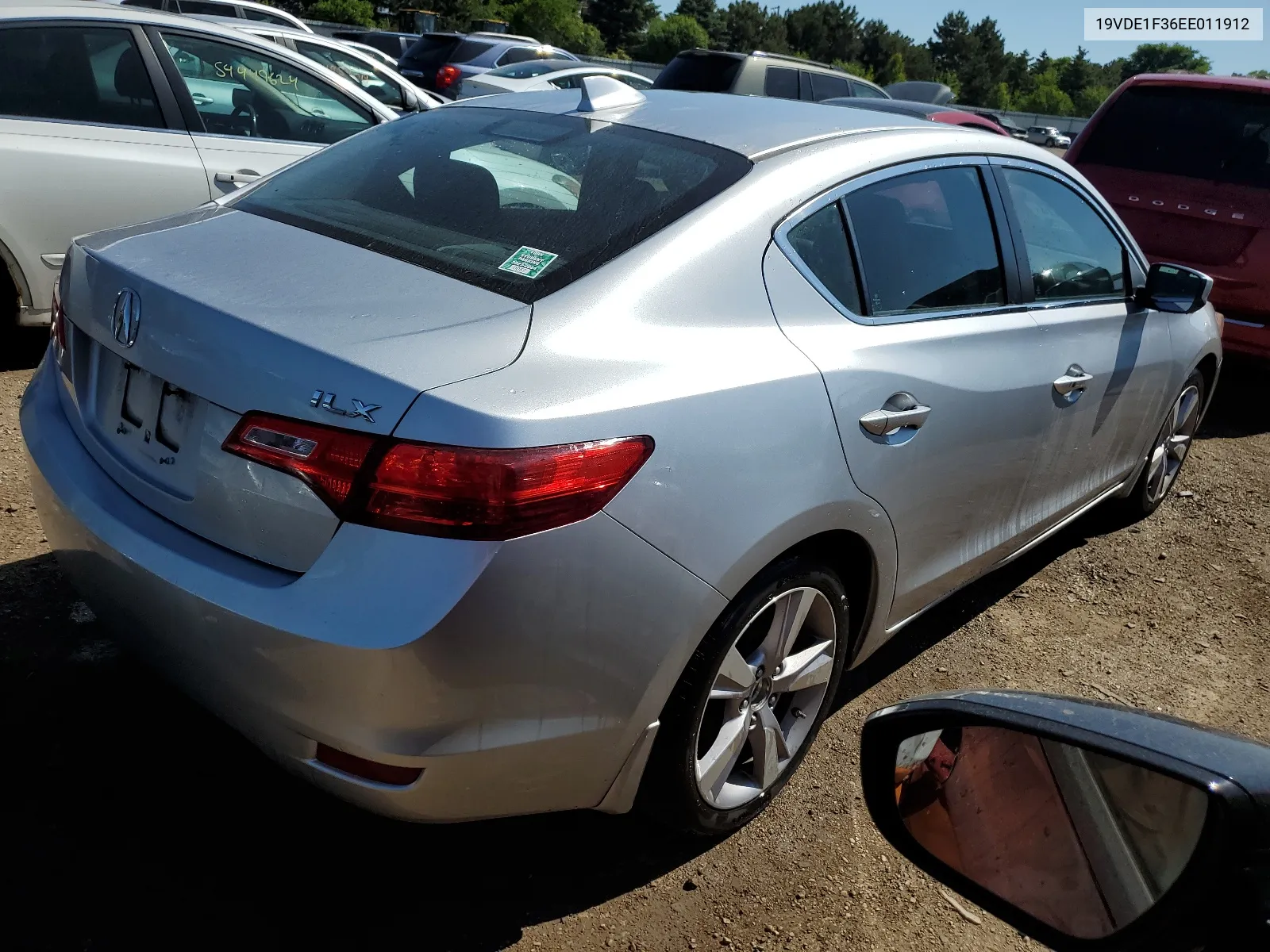 2014 Acura Ilx 20 VIN: 19VDE1F36EE011912 Lot: 54606974