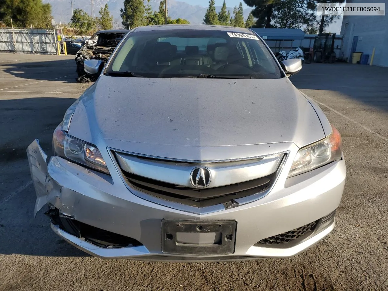 2014 Acura Ilx 20 VIN: 19VDE1F31EE005094 Lot: 74996104